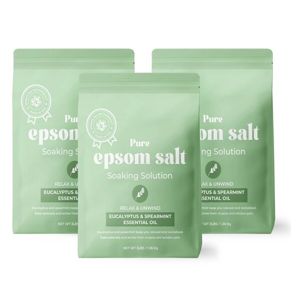 Pure Epsom Salt Soaking Solution - Relax & Unwind - 3lbs - Picture 5 of 8